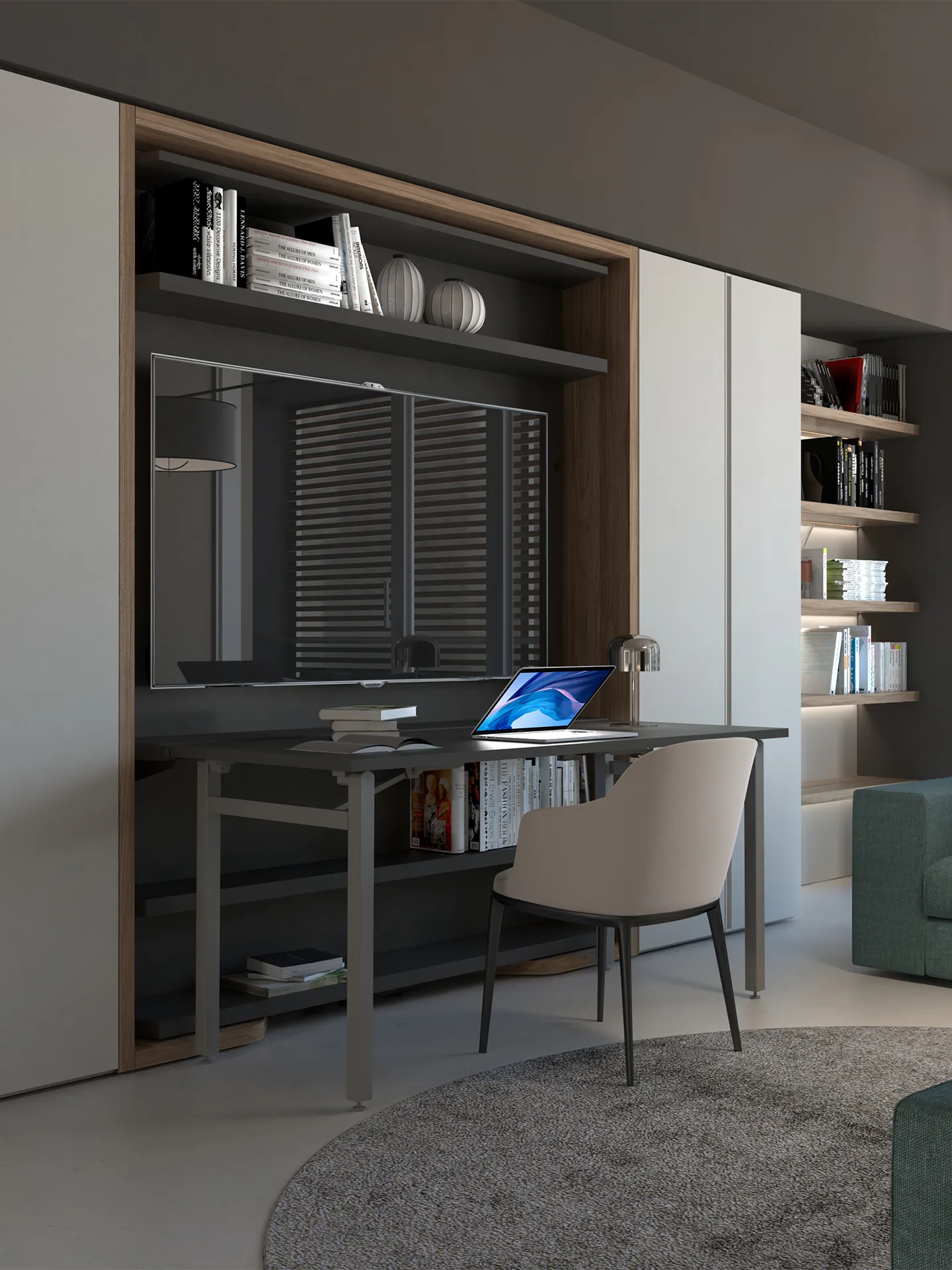 50 m² family apartment — Alternative layout 03