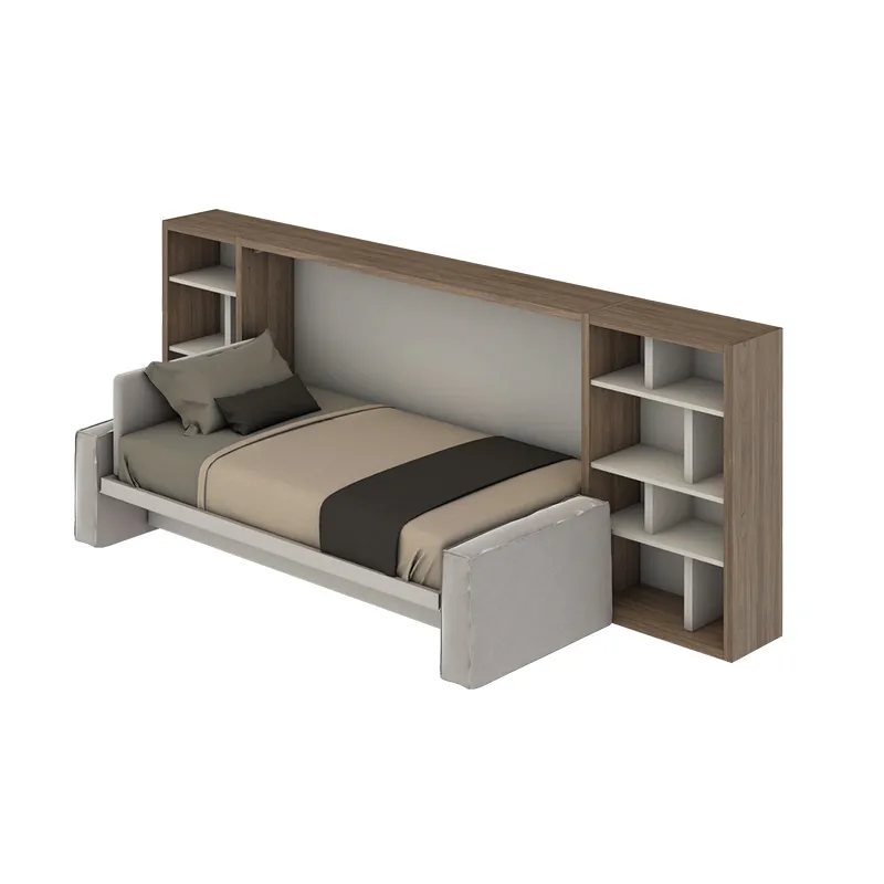 Furniture drawing — 50 m² family apartment — Furniture system view 07