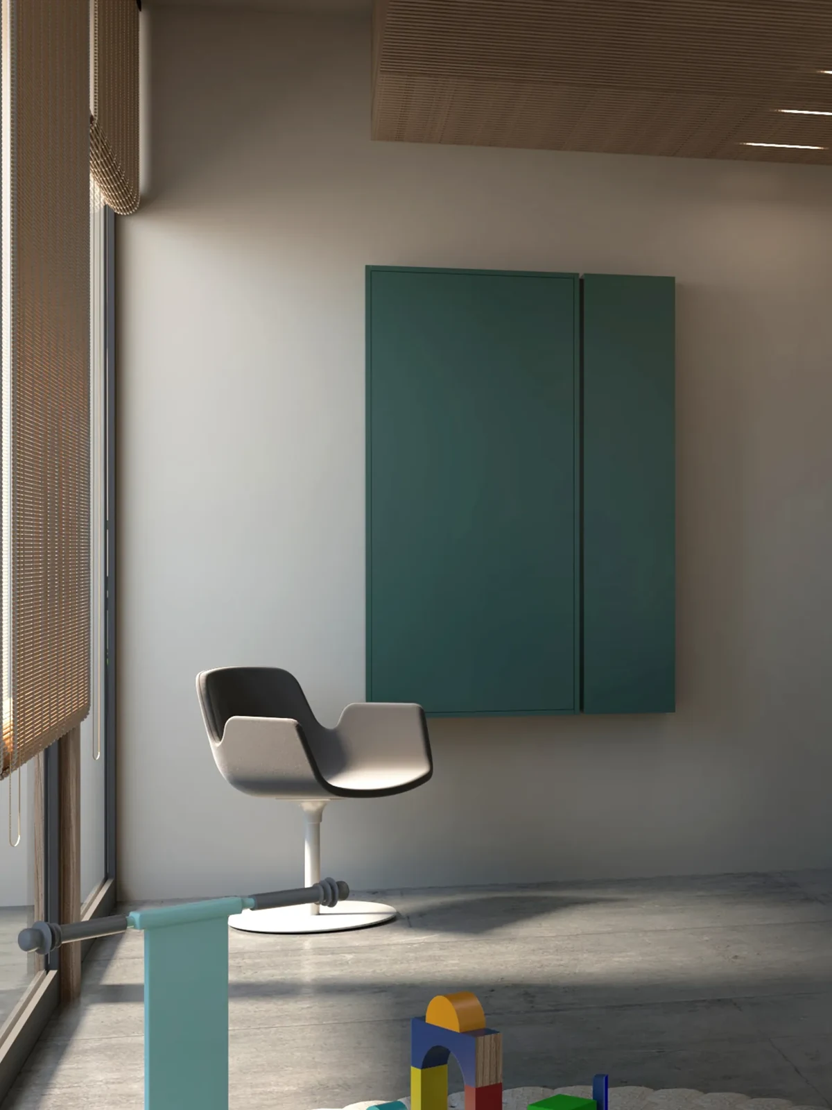 Room 03 · Room to grow — Wally Office — Closed front