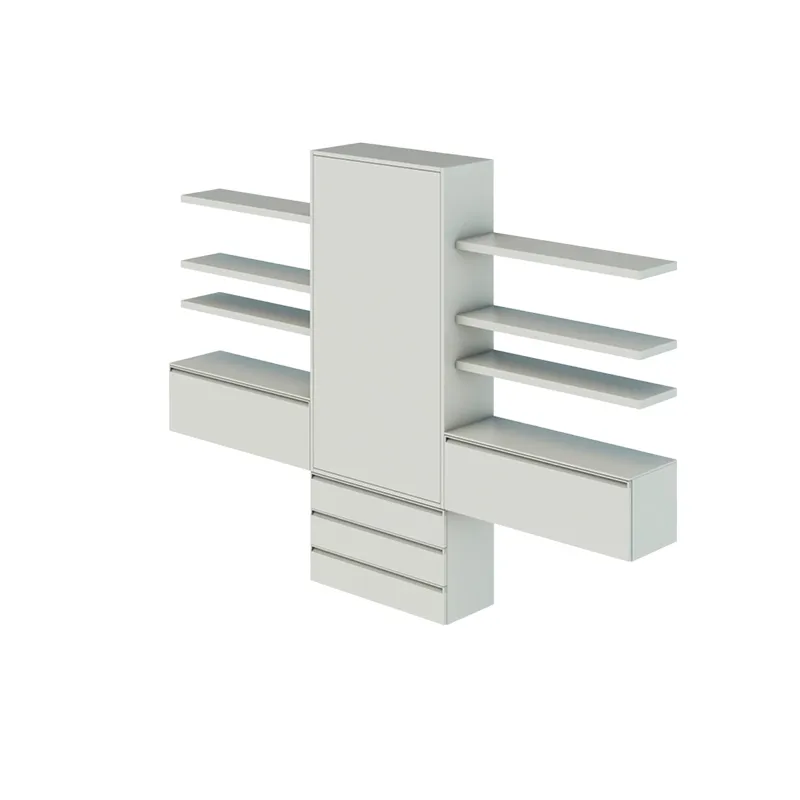 Furniture drawing — 25 m² studio with Minerva — Furniture system view 03