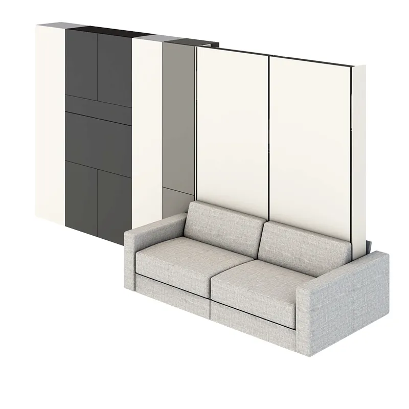 Furniture drawing — 25 m² studio with Ella & Louis — Furniture system view 03