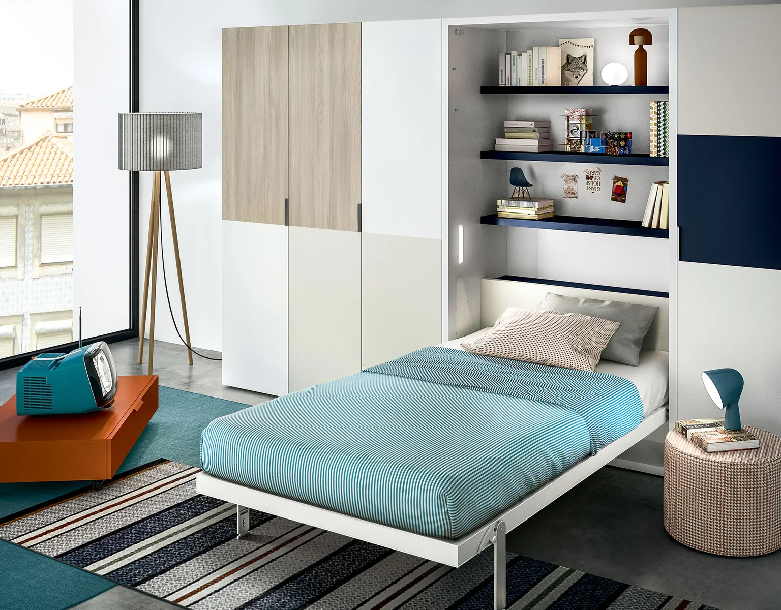 Vertical or horizontal wall bed: which suits your room?