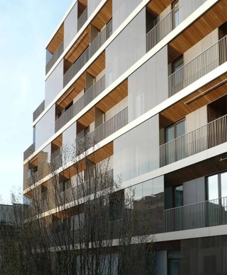 50 m² family apartment — Materials and finishes 03