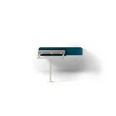 Pull-out folding table App — Pulling the table out of its drawer