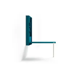 Wall-mounted folding table Wally — Open table, side view
