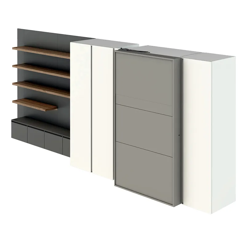 Furniture drawing — 25 m² studio with Ella & Louis — Furniture system view 05
