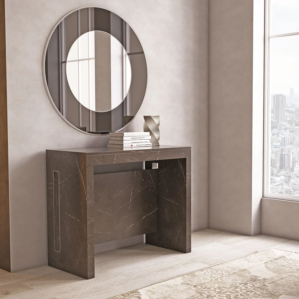 Console extending into a dining table Exodus — Closed console