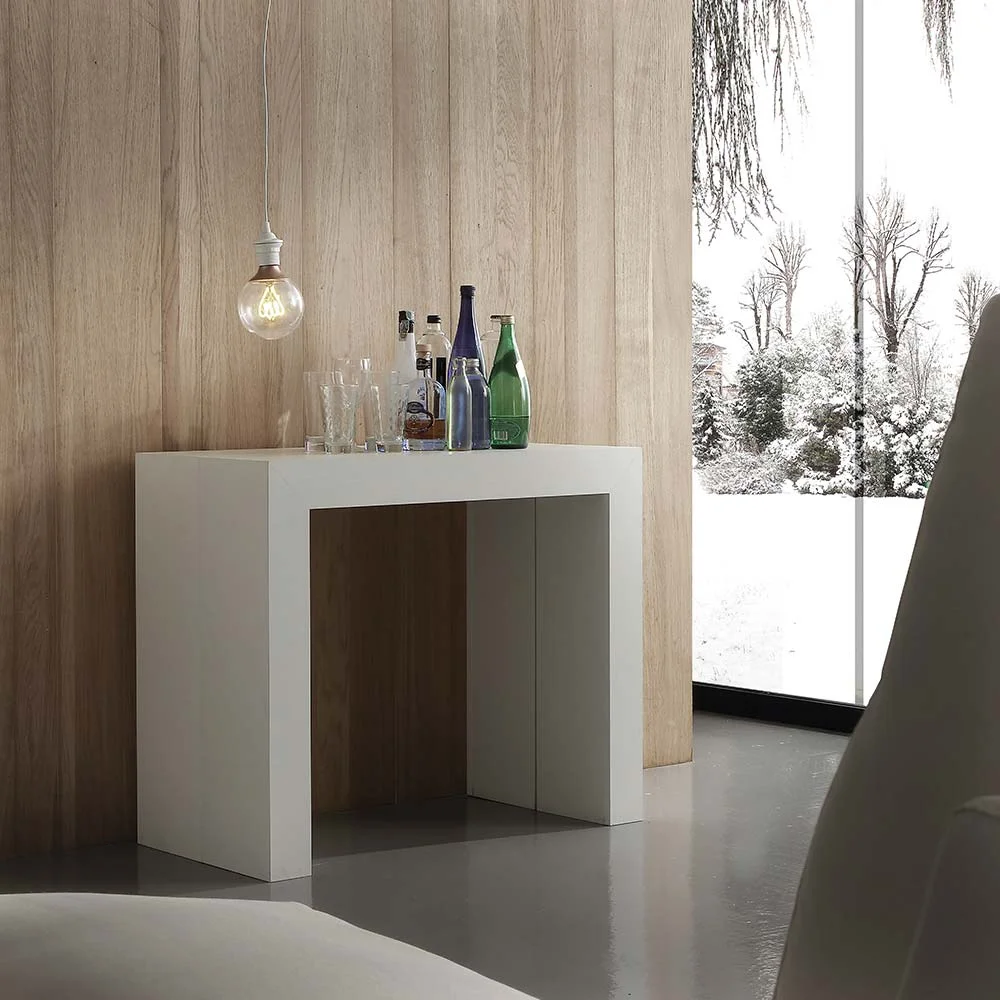 Console extending into a dining table Logica — Closed console