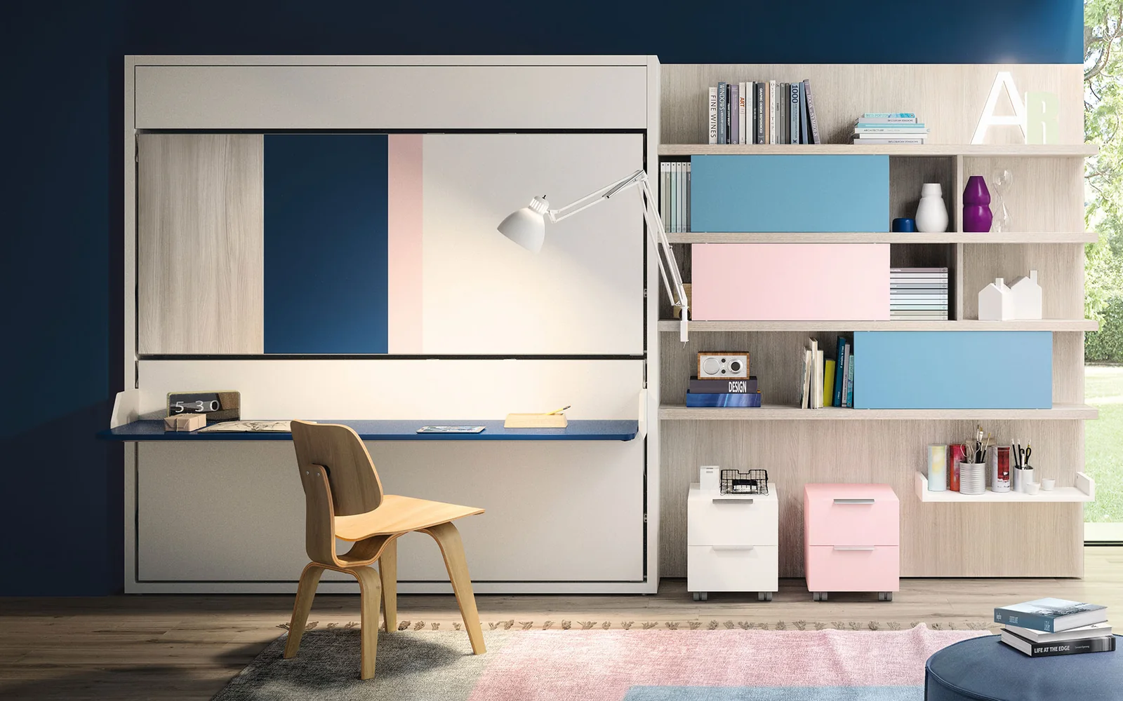Foldaway bunk beds Kali Duo Board — Day · closed