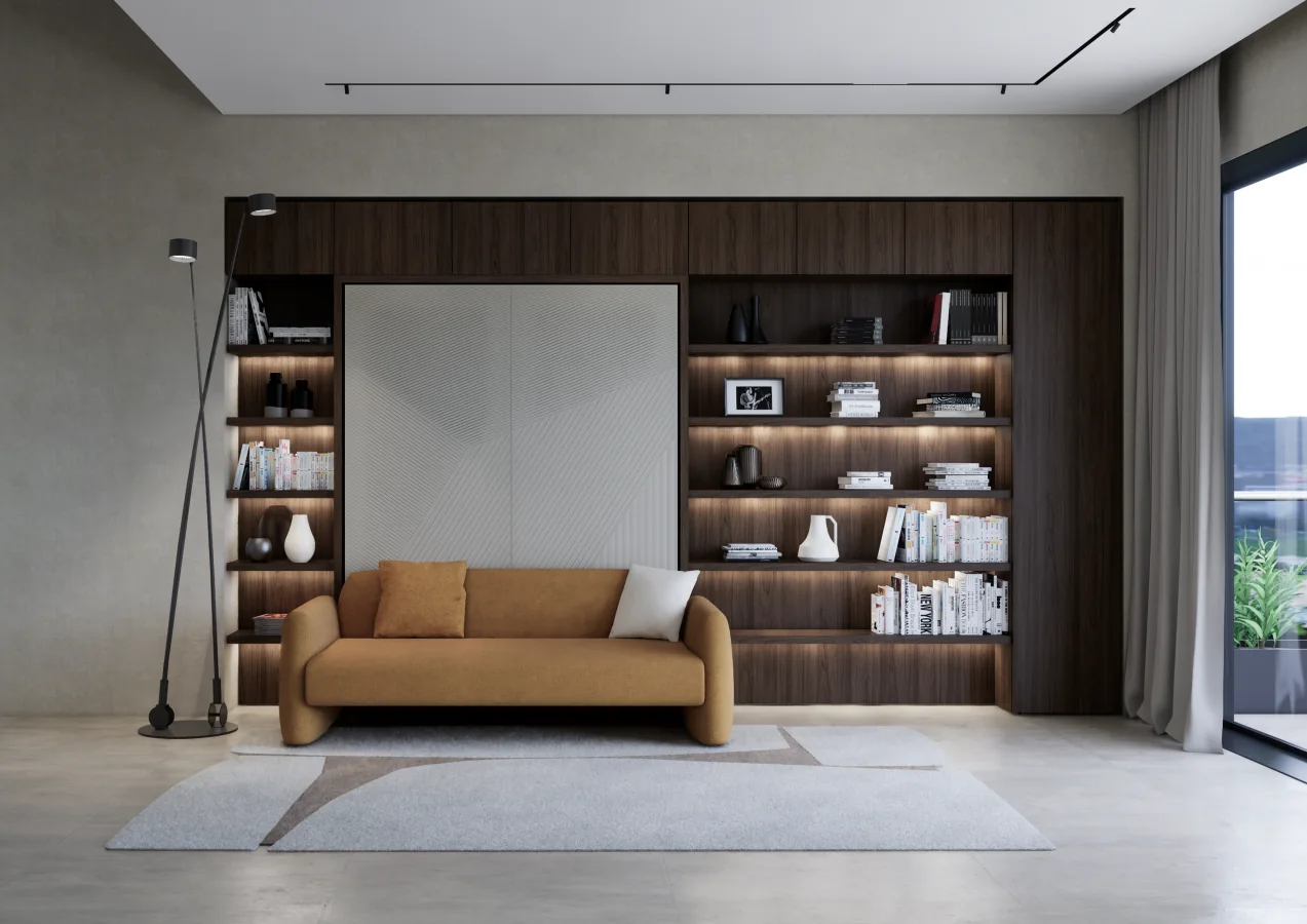 Double wall bed Minerva — Day · closed