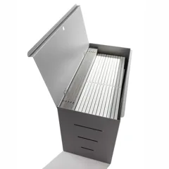 Console extending into a dining table Big Bang — Extension-leaf storage