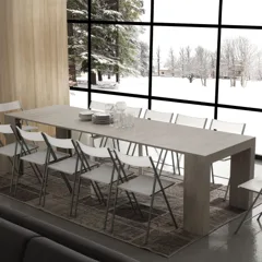 Console extending into a dining table Logica — Extended dining table
