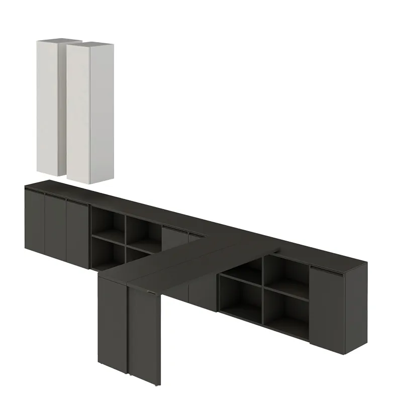 Furniture drawing — 30 m² city apartment — Furniture system view 05