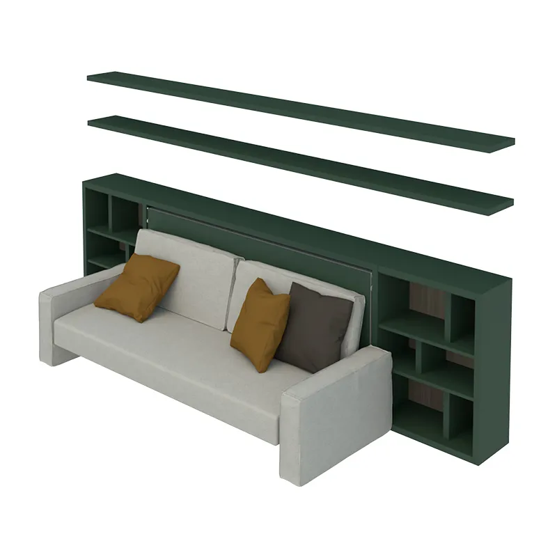 Furniture drawing — Room 02 · Work, relax and host — Kali Sofa 90 — Sofa mode