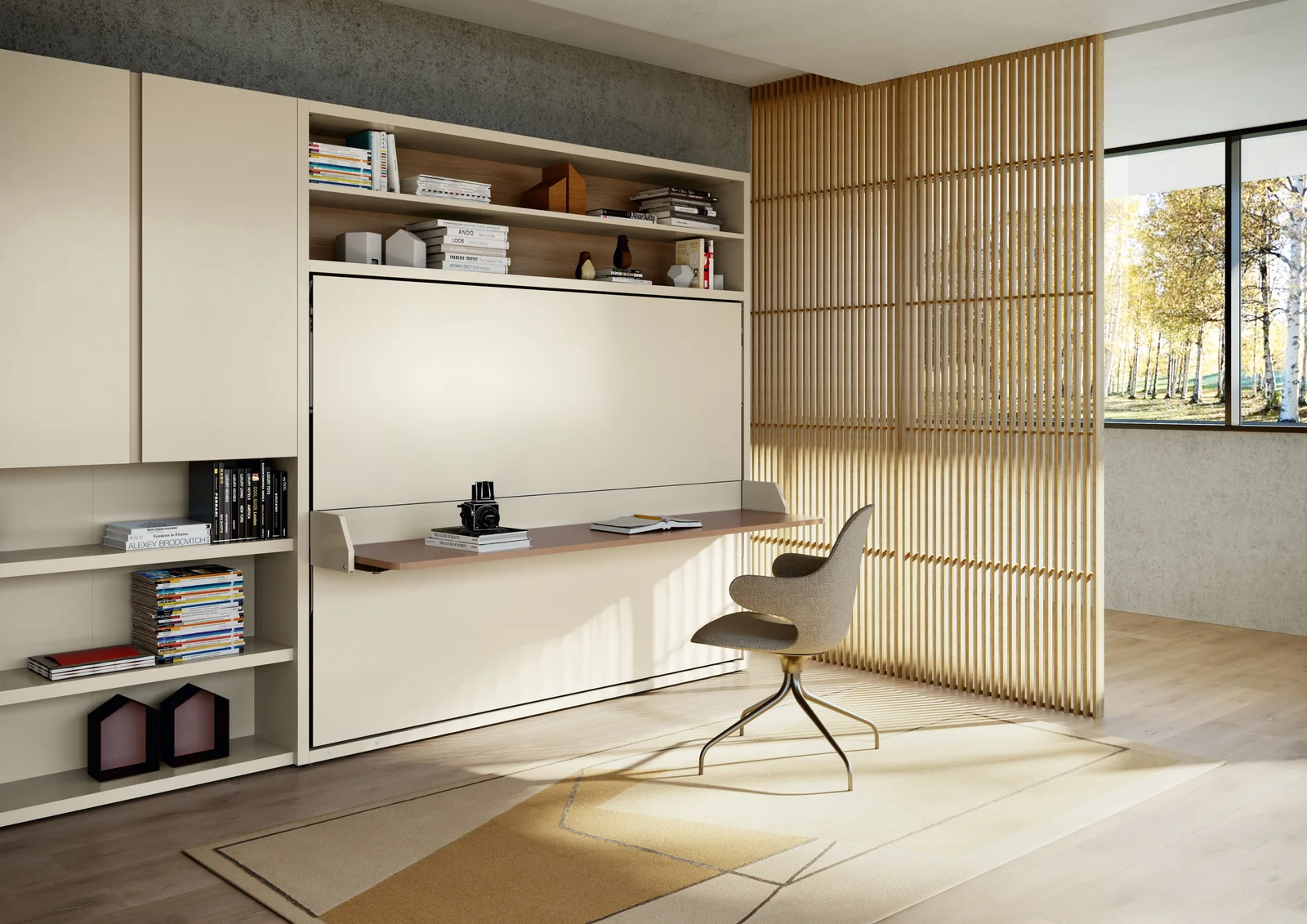 Double wall bed Circe Board — Day · closed