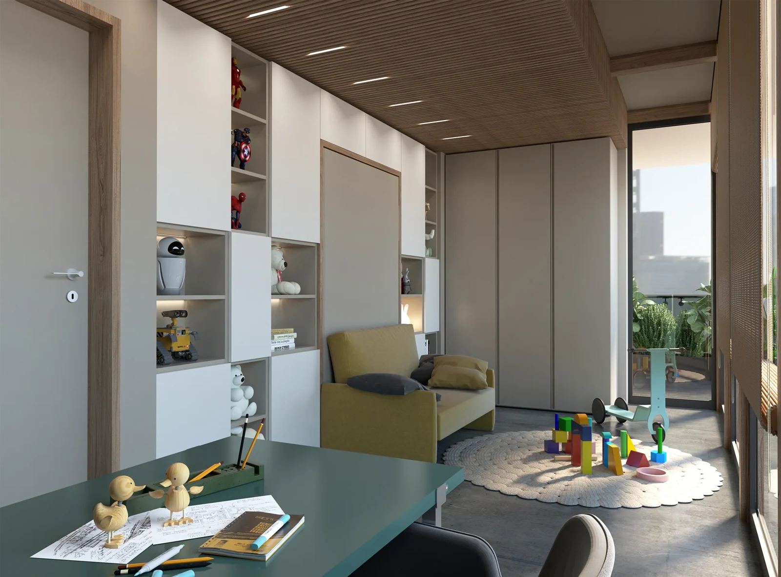 Room 03 · Room to grow — Another view of the seating and activity area