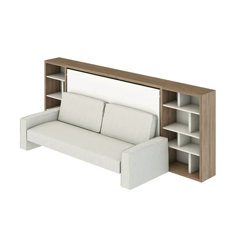 Furniture drawing — 50 m² family apartment — Furniture system view 06