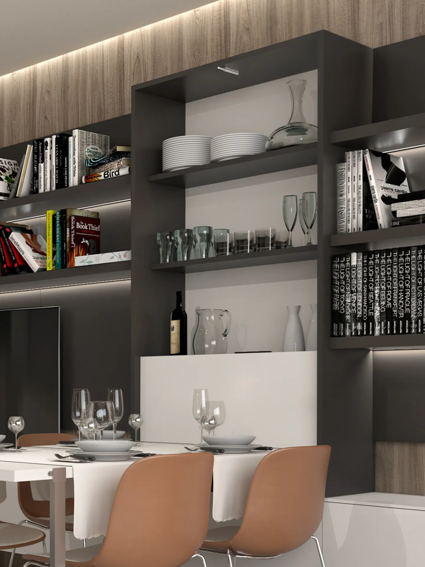 30 m² city apartment — Alternative layout 03