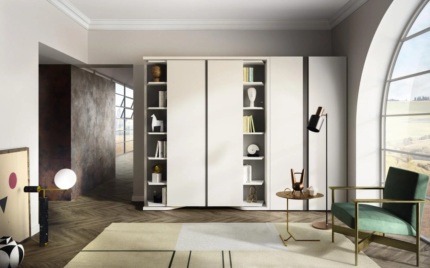 Double wall bed LGM — Day · closed