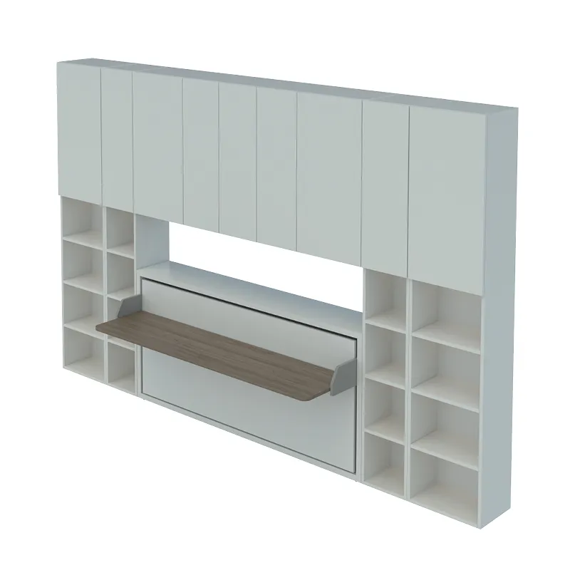 Furniture drawing — Room 01 · Space to study and rest — Kali Board 90 — Desk mode